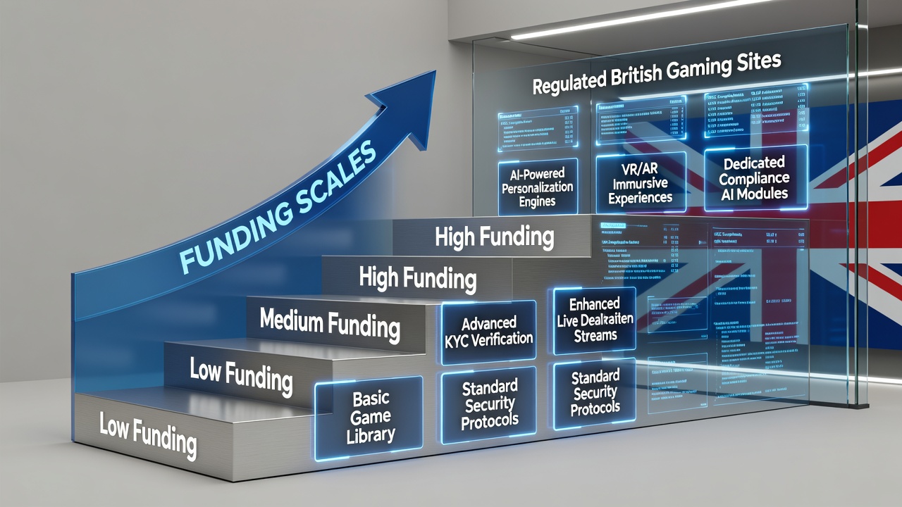Detailed view of specialized features unlocked through progressive funding on UK gaming sites